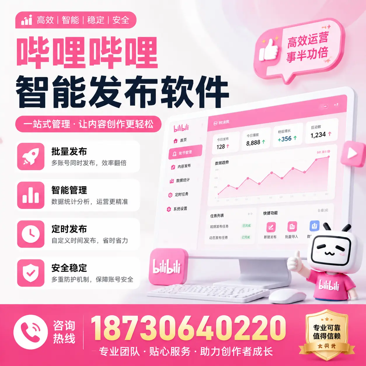 如何评估哔哩哔哩智能发布软件的ROI?石家庄 企业必读